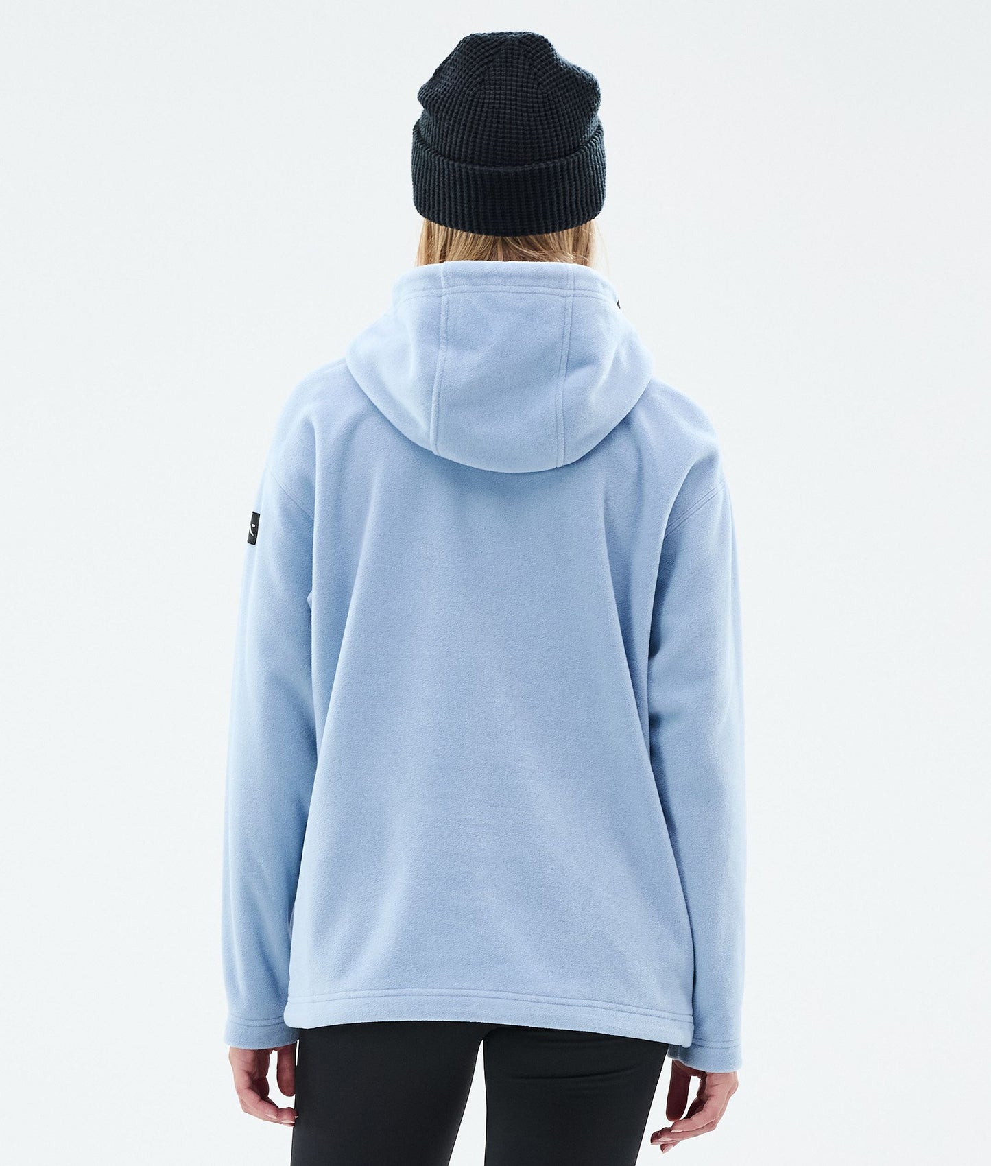 Fleece Hoodie Women Light Blue