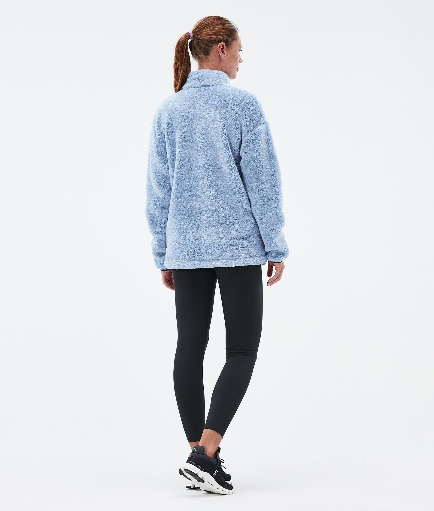 Fleece Sweater Women Light Blue