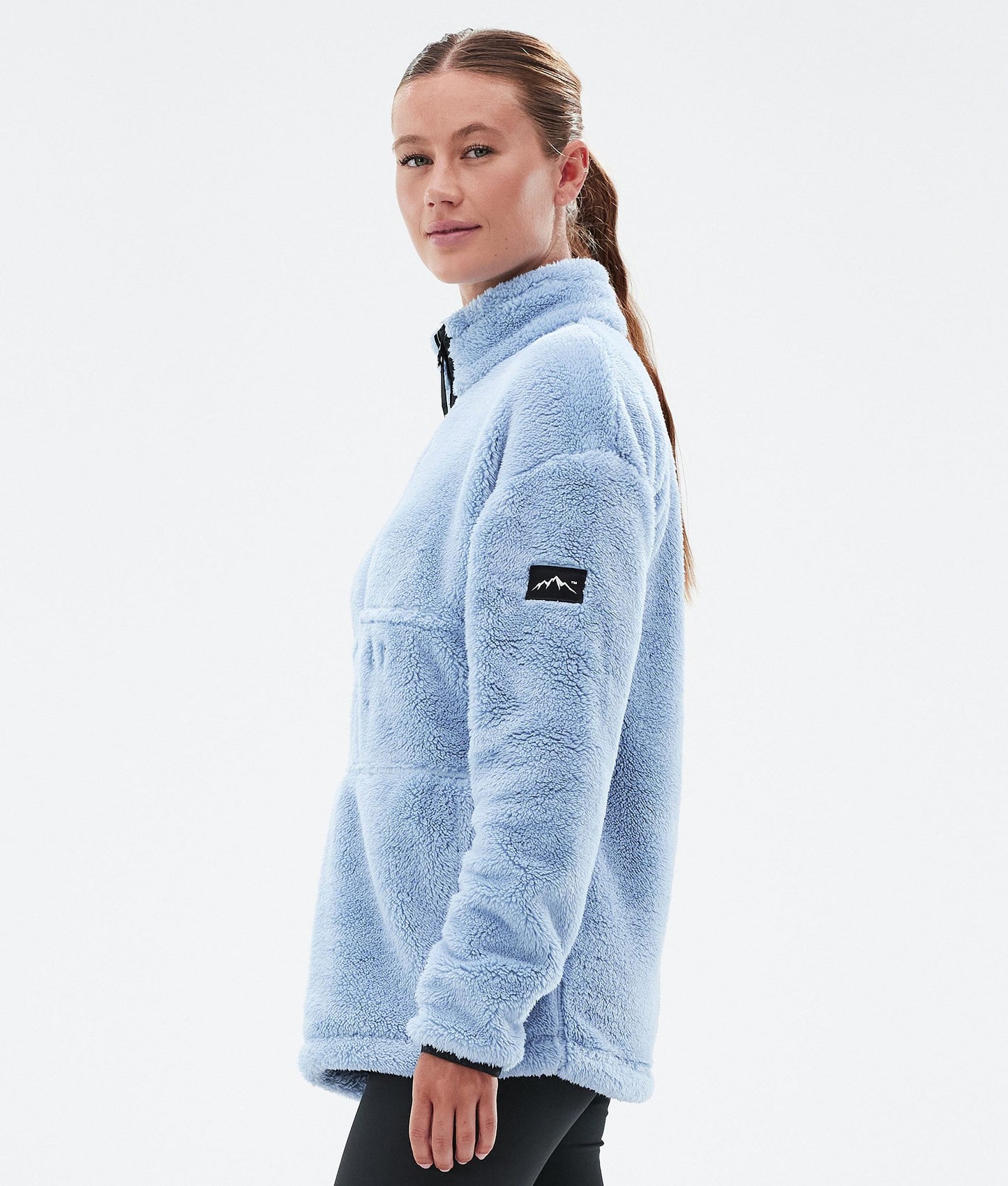 Fleece Sweater Women Light Blue