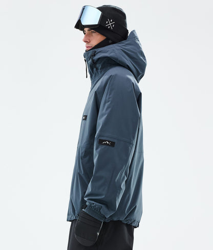 Snowboard Jacket Men Metal Blue