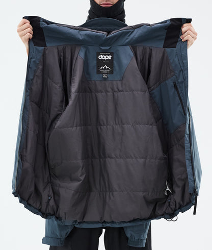 Snowboard Jacket Men Metal Blue