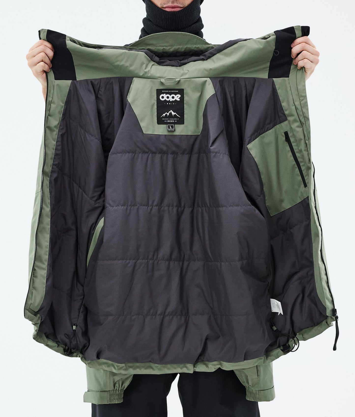 Snowboard Jacket Men Moss Green