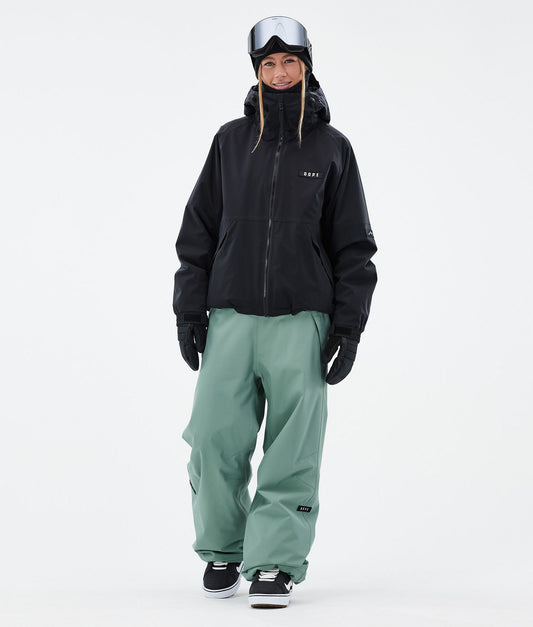 Snowboard Pants Women Faded Green