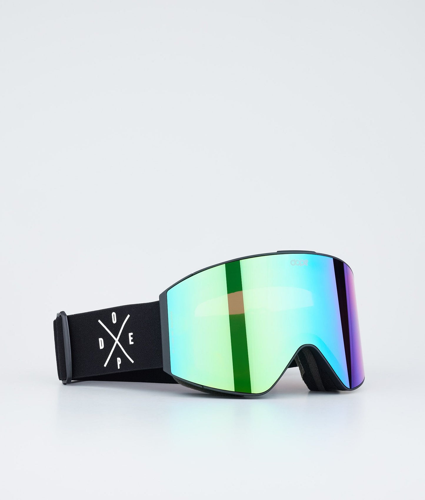 Ski Goggles Black/Silver Mirror