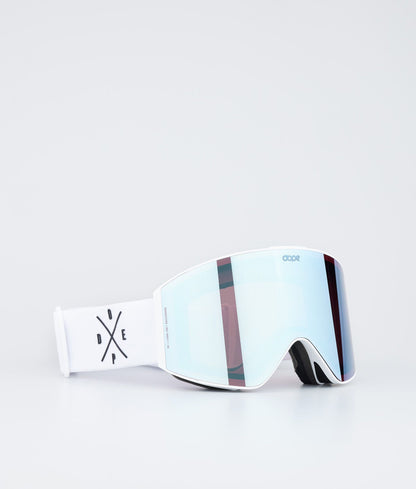 Ski Goggles Black/Blue Mirror