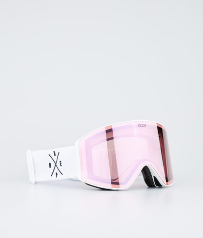 Ski Goggles Black/Silver Mirror