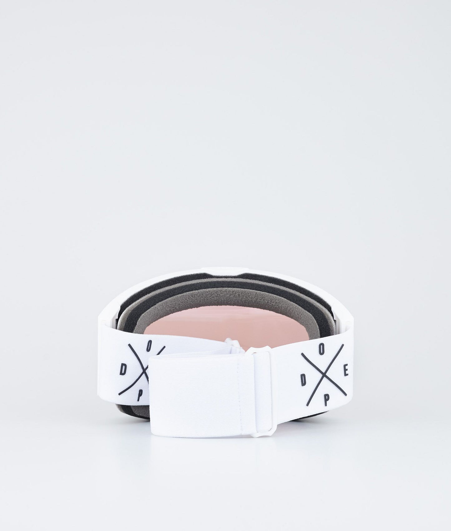 Ski Goggles White/Pink Mirror