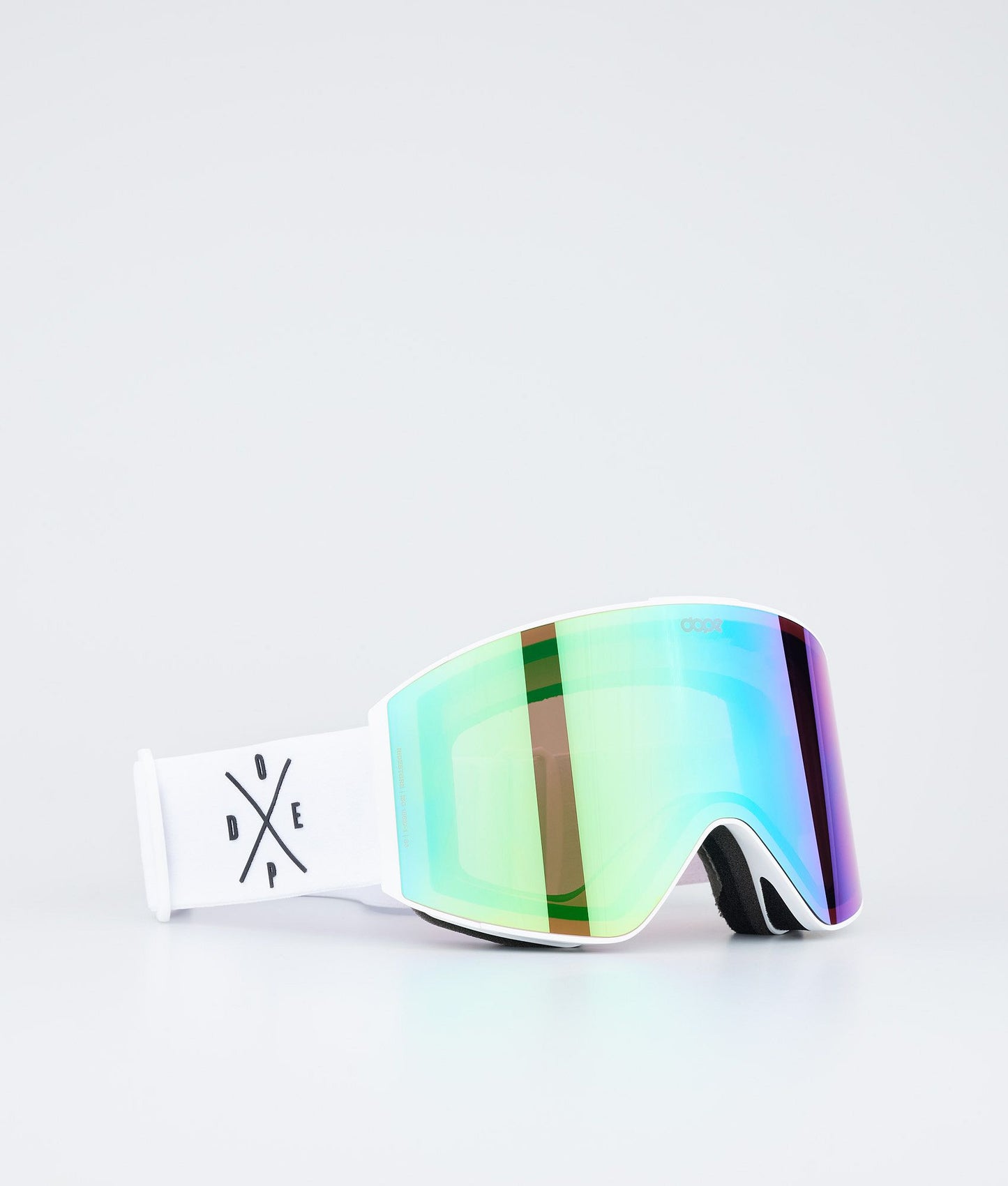Ski Goggles White/Champagne Mirror