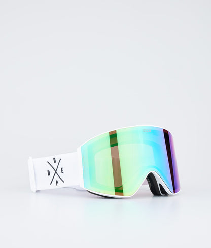 Ski Goggles Black/Blue Mirror