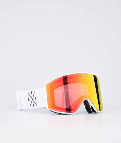Ski Goggles Black/Silver Mirror