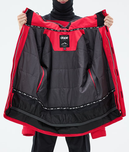 Snowboard Jacket Men Red