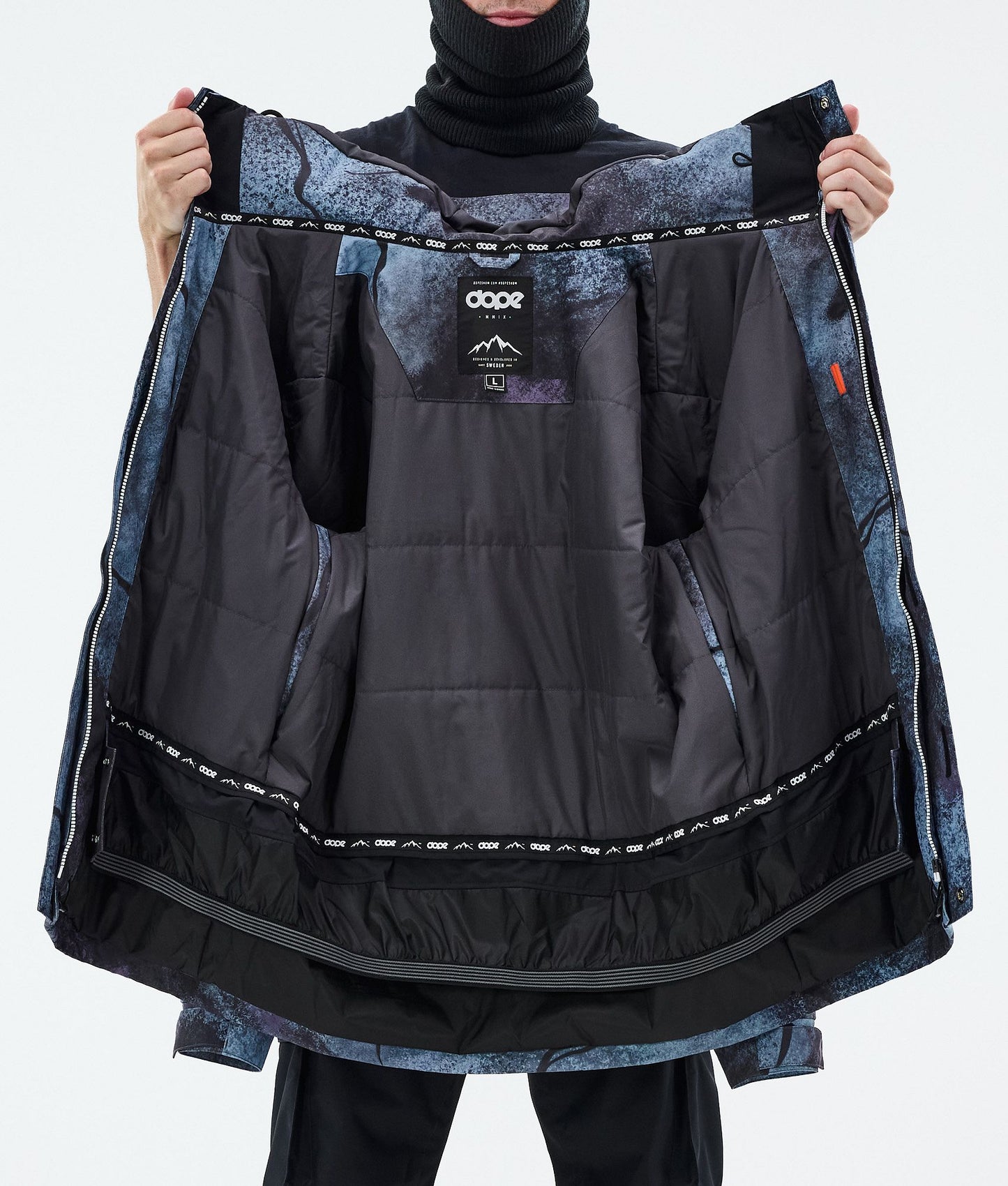 Snowboard Jacket Men Jungle Purple