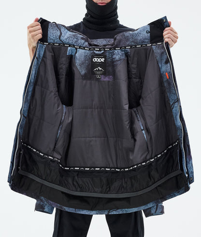 Snowboard Jacket Men Jungle Purple