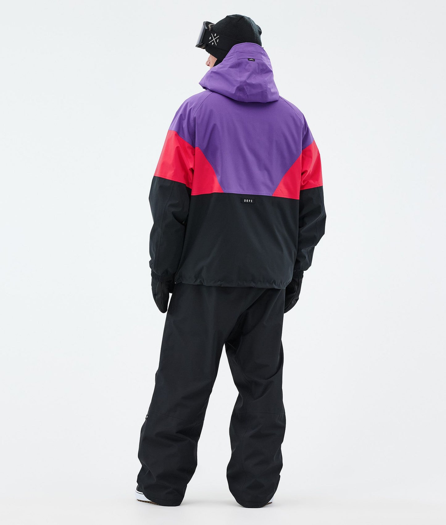 Snowboard Jacket Men Sport Vivid Purple/Red/Black