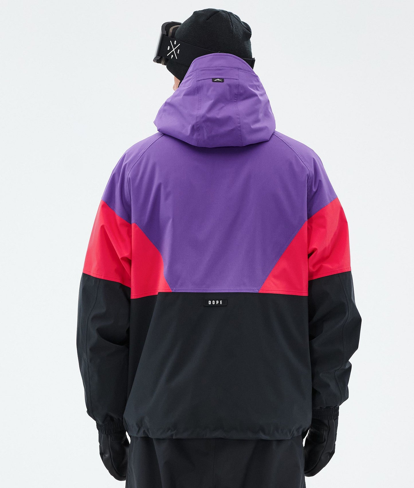 Snowboard Jacket Men Sport Vivid Purple/Red/Black