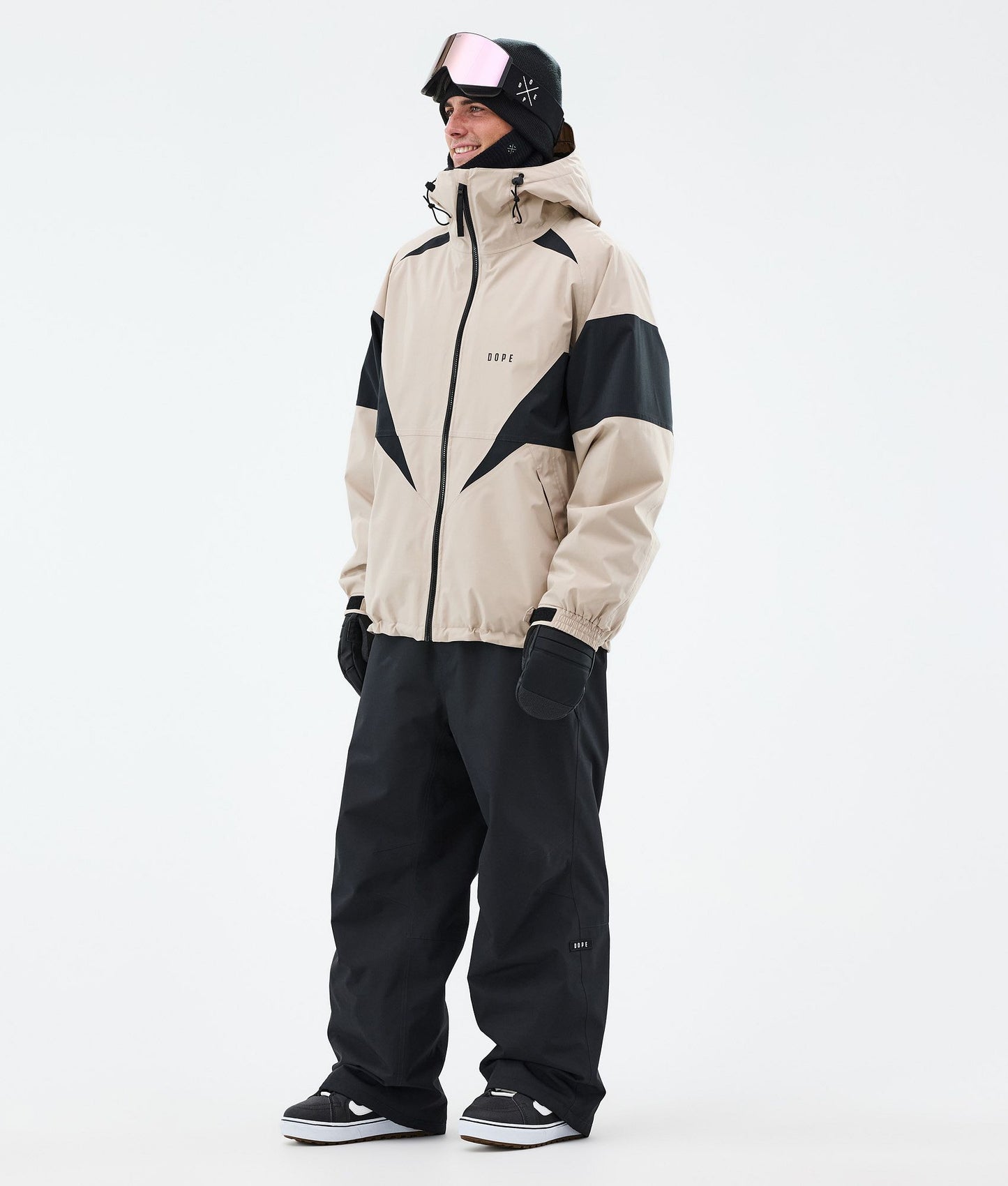 Snowboard Jacket Men Spike Sand/Black