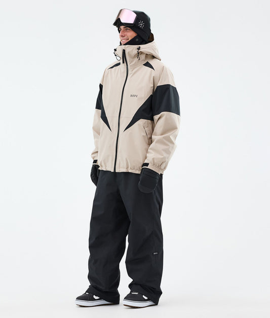 Snowboard Jacket Men Spike Sand/Black