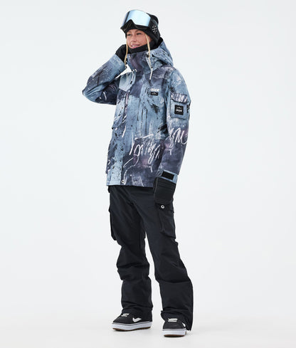 Snowboard Jacket Women Punk Blue