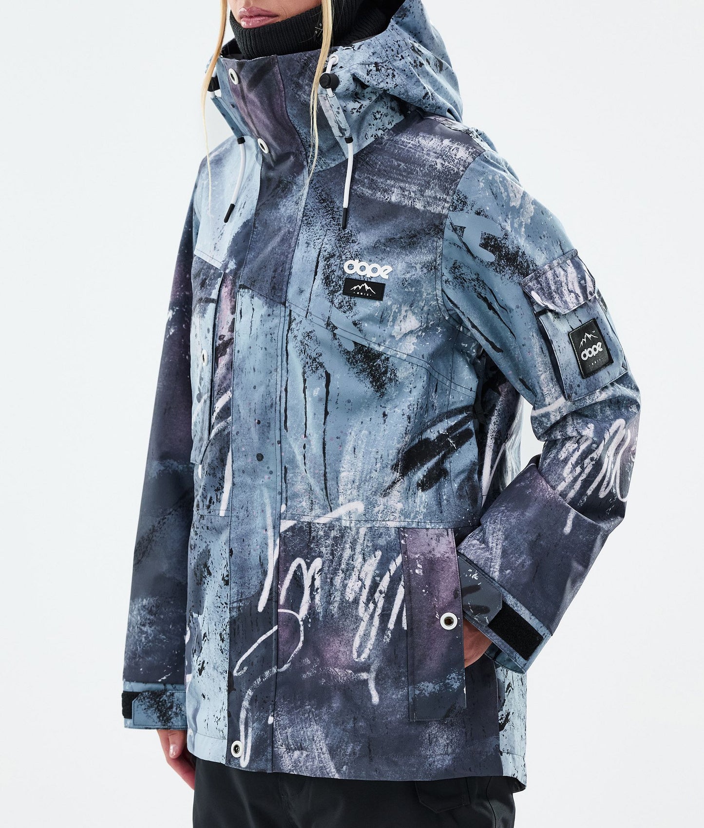 Snowboard Jacket Women Punk Blue