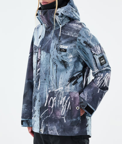 Snowboard Jacket Women Punk Blue