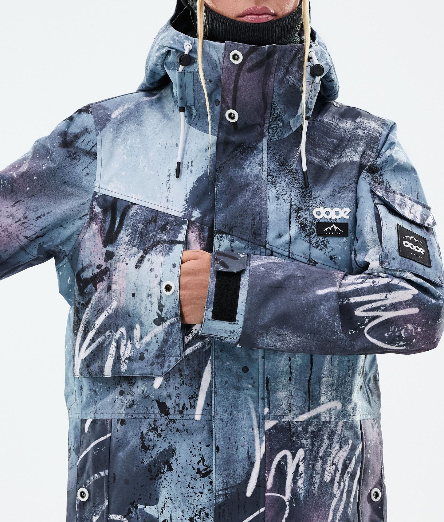 Snowboard Jacket Women Punk Blue