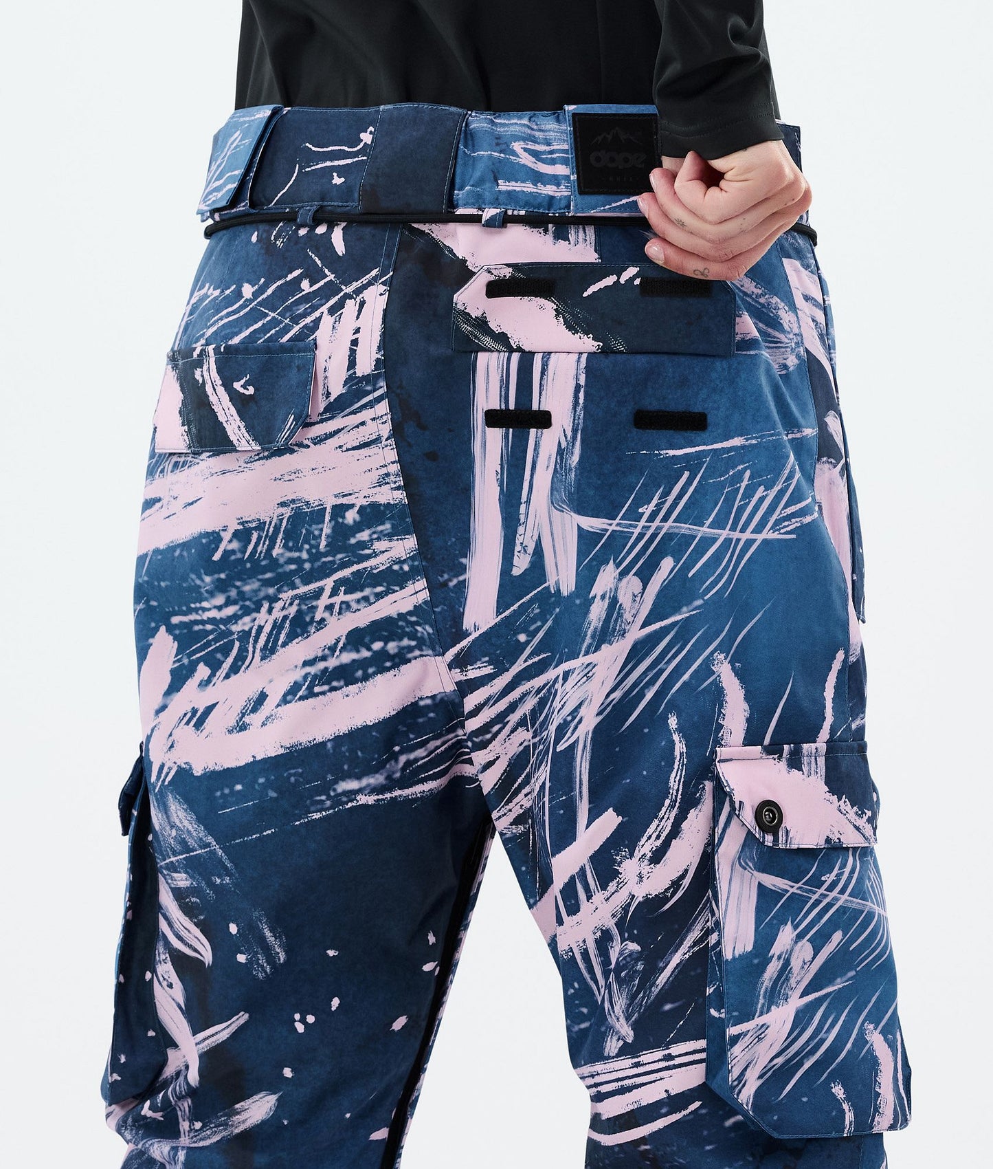 Snowboard Pants Women Carvings Pink