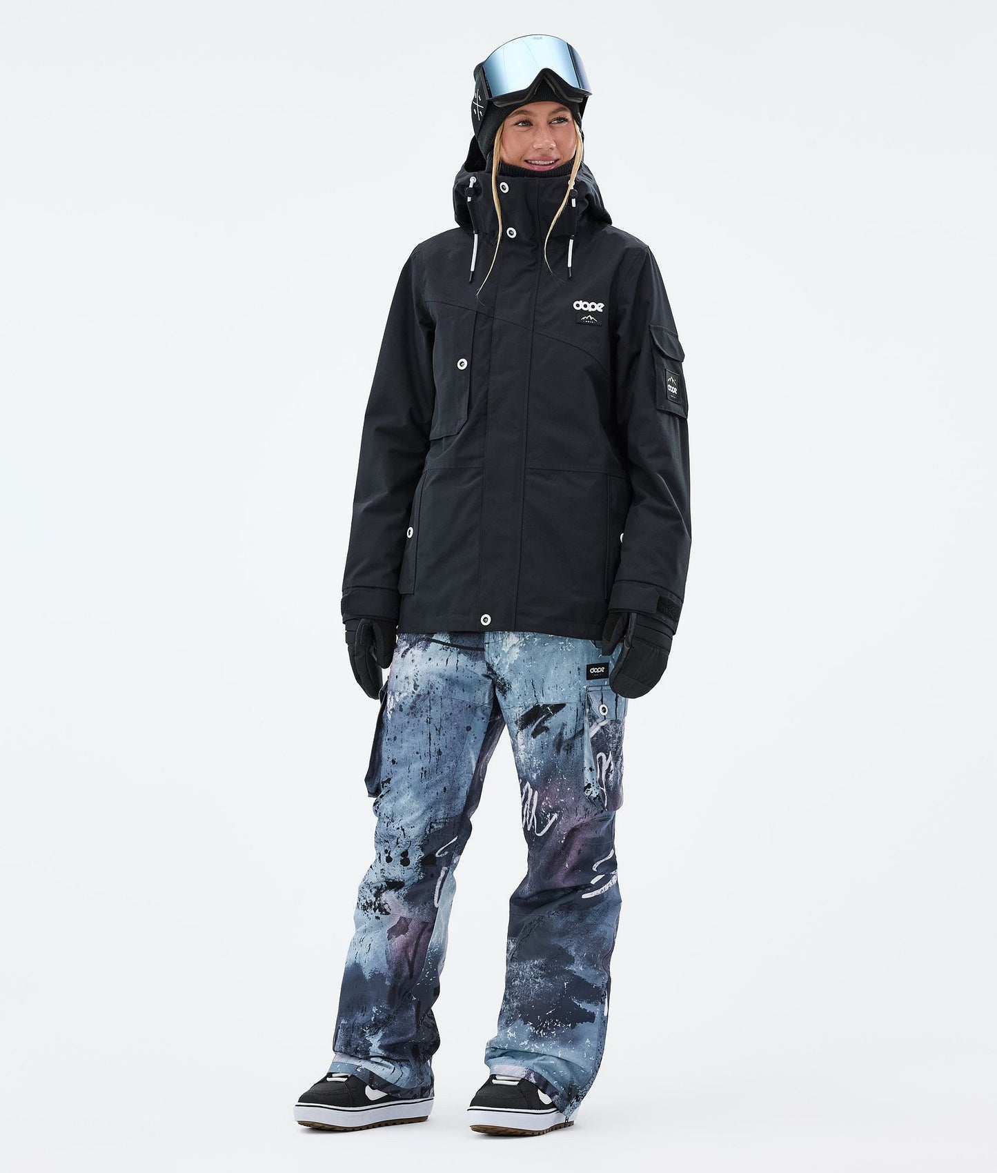 Snowboard Pants Women Punk Blue