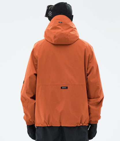 Snowboard Jacket Men Burned Orange