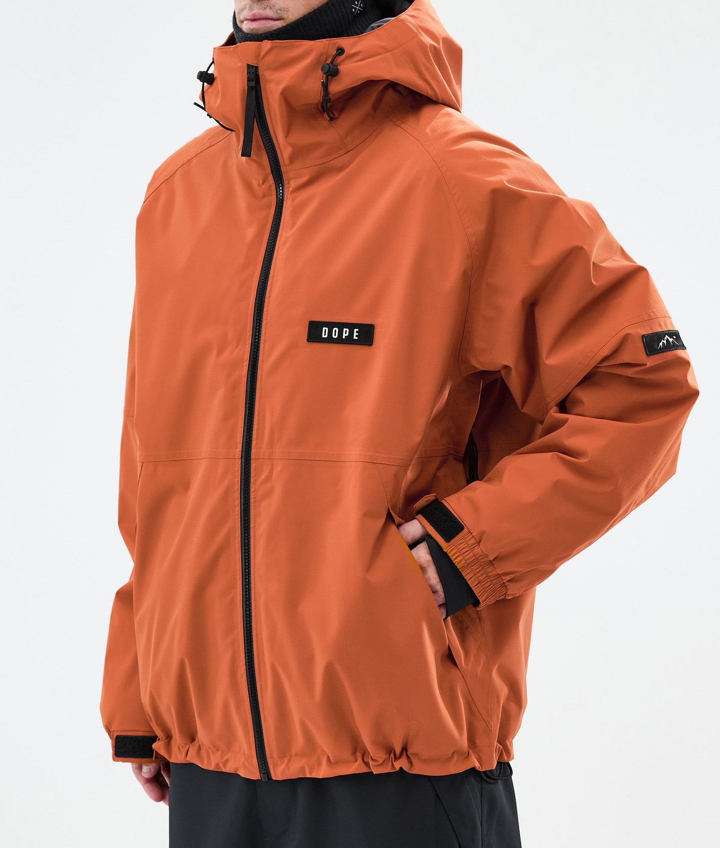 Snowboard Jacket Men Burned Orange