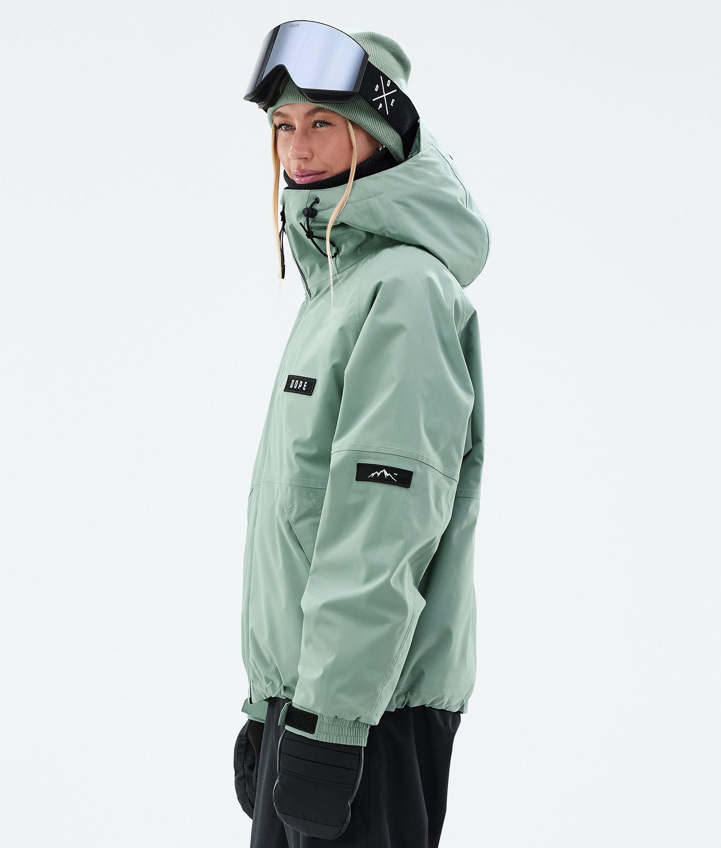 Snowboard Jacket Women Faded Green