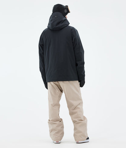 Snowboard Jacket Men Black