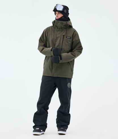 Snowboard Jacket Men Olive Green