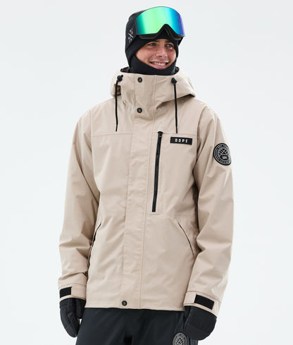 Snowboard Jacket Men Black