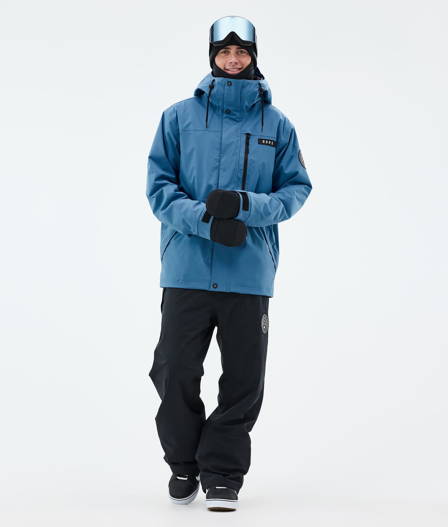 Snowboard Jacket Men Blue Steel