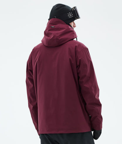 Snowboard Jacket Men Burgundy