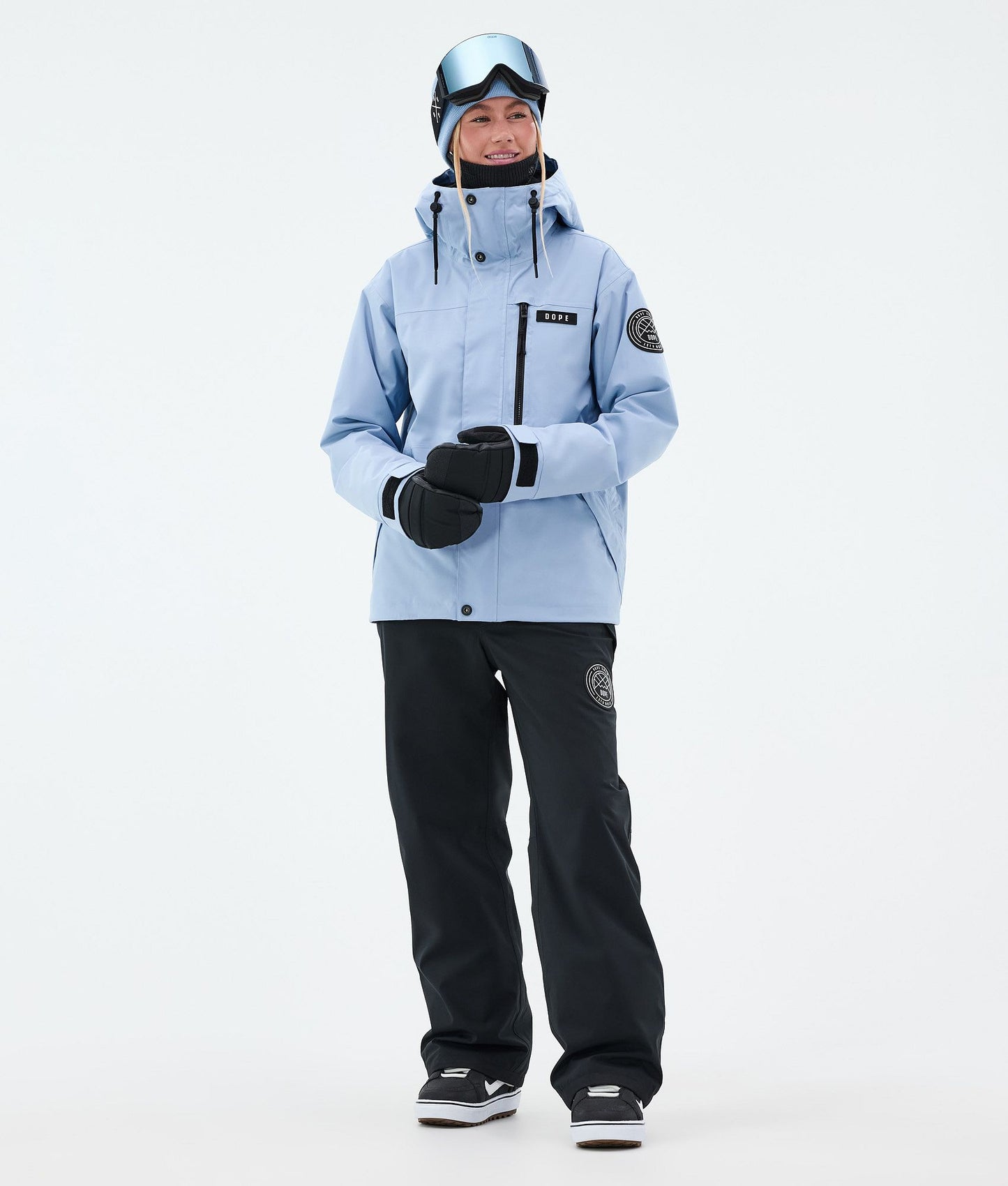 Snowboard Jacket Women Light Blue