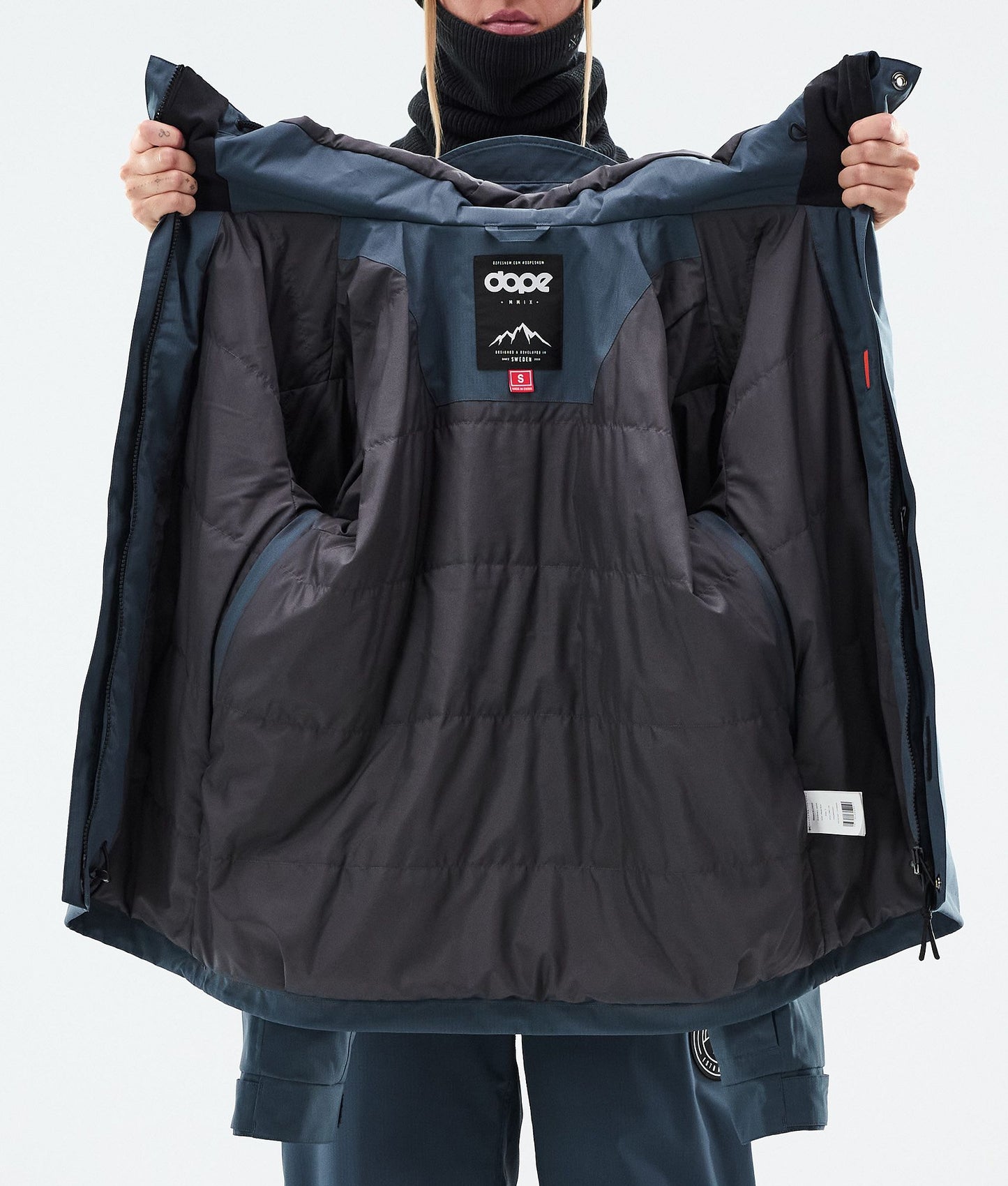 Snowboard Jacket Women Metal Blue