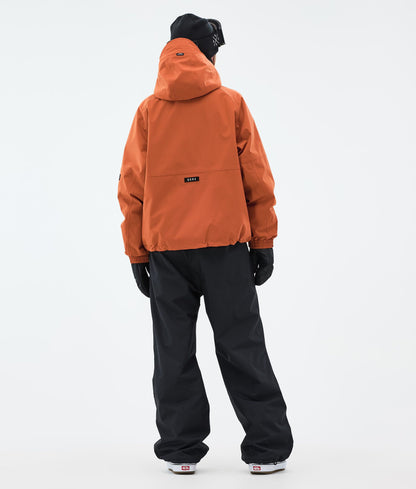Snowboard Jacket Women Burned Orange