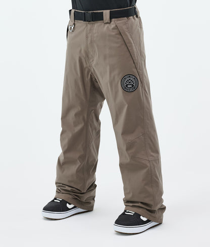 Snowboard Pants Men Scribble Black