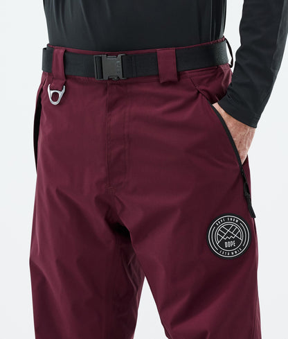 Snowboard Pants Men Burgundy