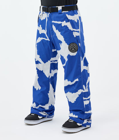 Snowboard Pants Men Scribble Black