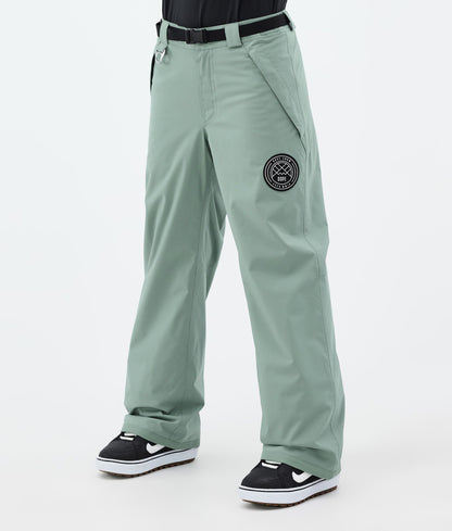 Snowboard Pants Women Faded Green