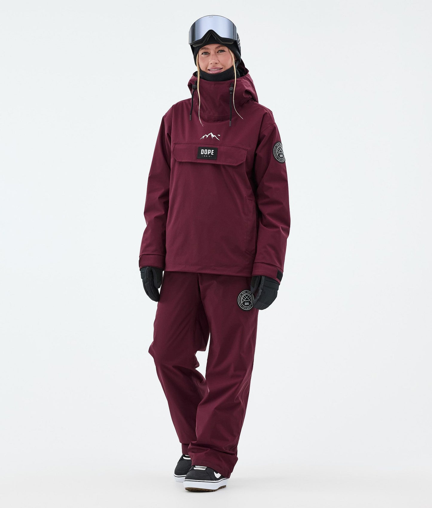 Snowboard Pants Women Burgundy