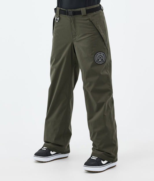 Snowboard Pants Women Olive Green