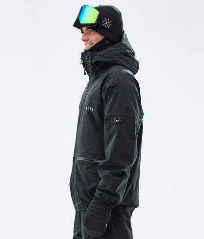 Snowboard Jacket Men Black