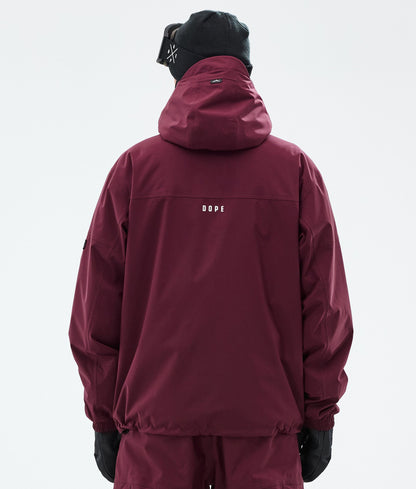 Snowboard Jacket Men Burgundy