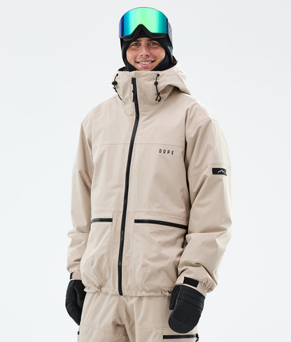 Snowboard Jacket Men Sand