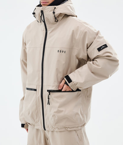 Snowboard Jacket Men Sand