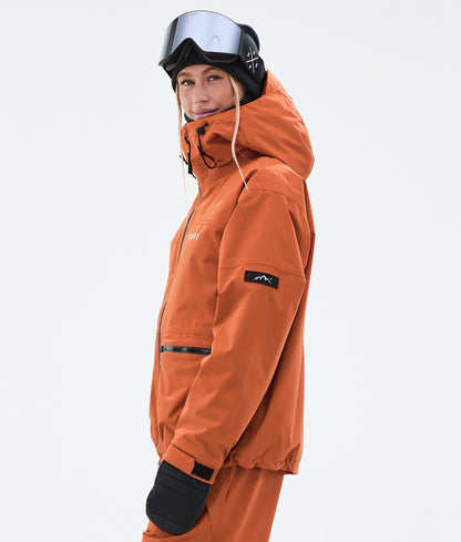 Snowboard Jacket Women Burned Orange
