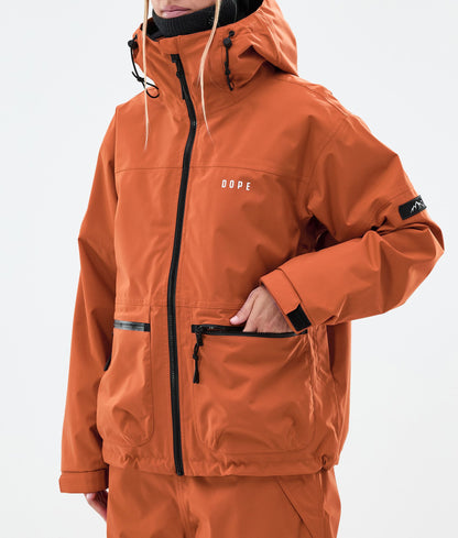 Snowboard Jacket Women Burned Orange